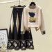 Slimming Sweatshirt Two Pieces Mid-length -piece Set - Magellan Fashion Shop