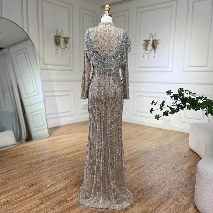 Nude Fishtail Slim Women Dress - Magellan Fashion Shop