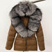 Short Women's Thickened Slim Fit Waist-tight Fur Down Jacket - Magellan Fashion Shop