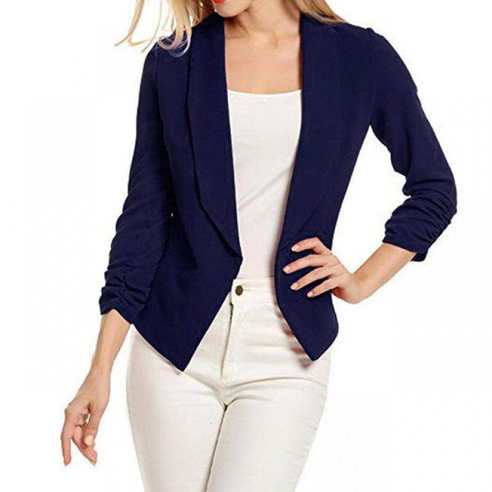 Cardigan Suit Jacket Work New Autumn Women Office Coat - Magellan Fashion Shop