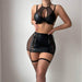 Black Strap Split Sexy Lingerie - Magellan Fashion Shop