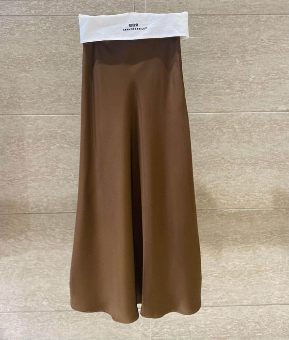 Satin Temperament Skirt - Magellan Fashion Shop