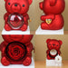 Rotating Bear Gift Box Rose Jewelry Box - Magellan Fashion Shop