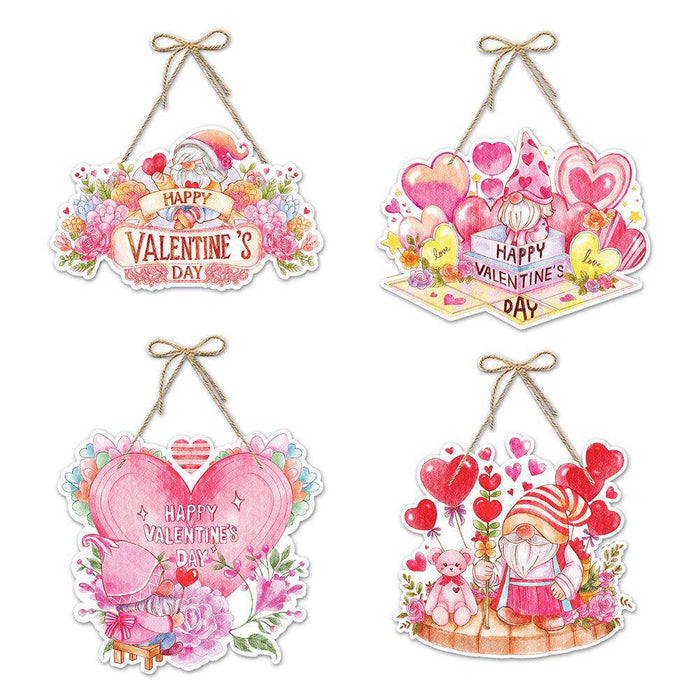 Valentine's Day Decorative Gift Garland Paper Door Hangers - Magellan Fashion Shop