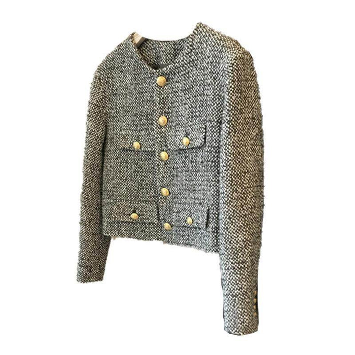Women's New Style Short Tweed Temperament - Magellan Fashion Shop