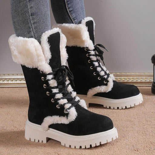 Winter Lace-up Snow Boots - Magellan Fashion Shop