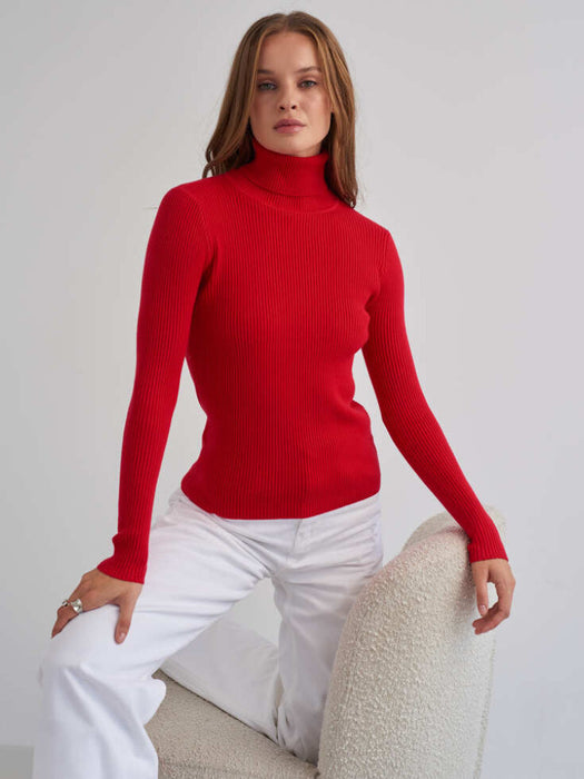 Turtleneck Sweaters Bottoming Shirt