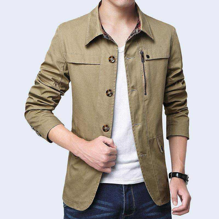 Slim thin jacket jacket men - Magellan Fashion Shop