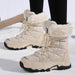 Velvet Warm Cotton Snow Boots High Cotton-padded Shoes - Magellan Fashion Shop