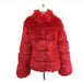 Fox Fur Slimming Stand Collar - Magellan Fashion Shop