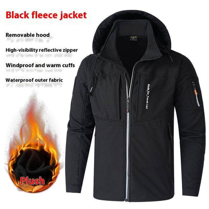 Winter Fleece-lined Work Clothes Outdoor Mountaineering Clothing Camouflage - Magellan Fashion Shop