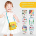 Baby Montessori Early Education Schoolbag with colorful educational toys for toddlers aged 0-3 years