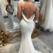 Bridal Backless Simple Satin Super Fairy Mori Style Trailing Strap Welcome Dress - Magellan Fashion Shop