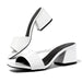 Women's Solid Color High-heeled Slippers - Magellan Fashion Shop