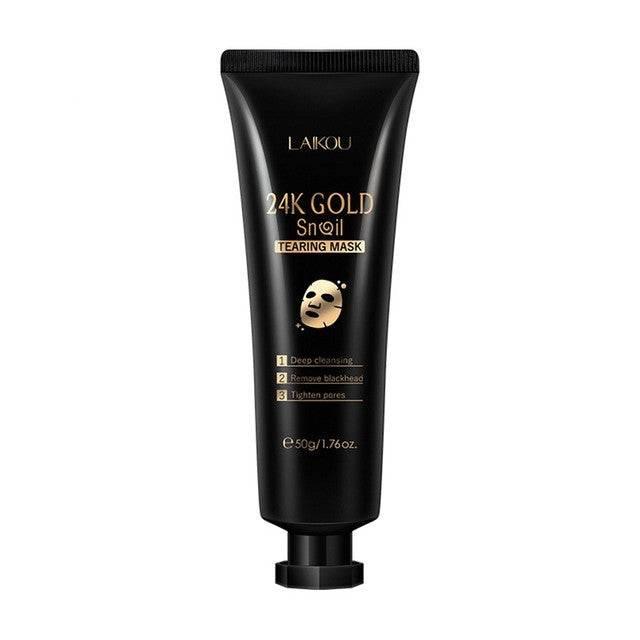 Gold Foil Snail Tear-Off Mask Hydrating - Magellan Fashion Shop