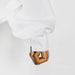 Stand Collar Long Sleeve Pleated Ruffled Sneaky Design Lace-up Top - Magellan Fashion Shop