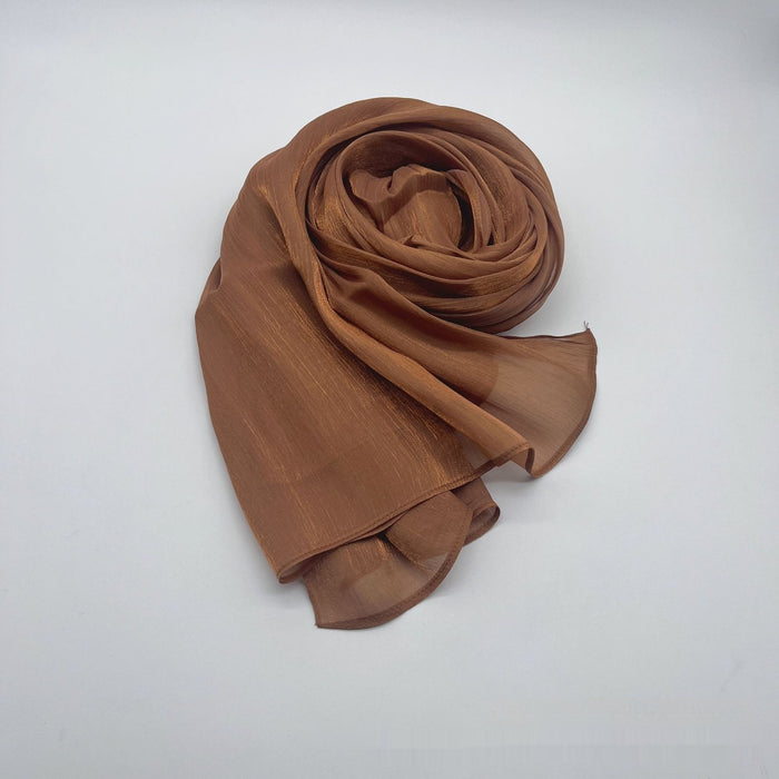 Shiny Satin Scarf Malay Scarf