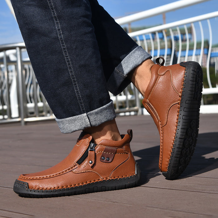 Slip-on Men's Short Boots Fashion