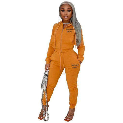 Women's Solid Color Trendy Casual Sports Suit - Magellan Fashion Shop
