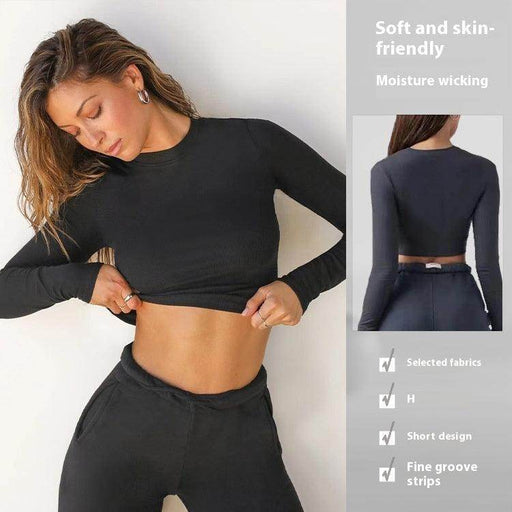 Fitness Sports Casual Long Sleeve Top - Magellan Fashion Shop