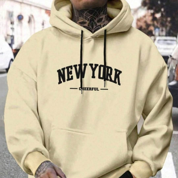 Men's Casual American-style Retro Loose Hooded Sweater - Magellan Fashion Shop