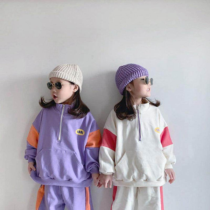 Children Toddler Baby Track Sweatpants Two-piece Set - Magellan Fashion Shop