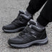 Winter Boots Women Men Warm Plush Velcro Snow Boots Climbing Hiking Shoes - Magellan Fashion Shop