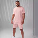 Sports Loose Cotton Fitness Short-sleeved Plaid Sports T-shirt - Magellan Fashion Shop