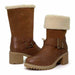 Cotton Warm Belt Buckle Snow Boots - Magellan Fashion Shop