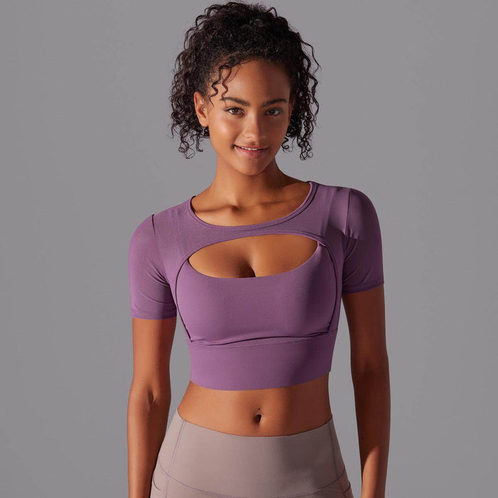 Fitness Double Layer Yoga Clothing Top Women - Magellan Fashion Shop