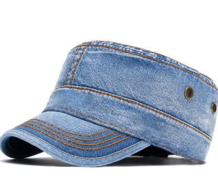 All-match Flat Top Military Cap Men And Women