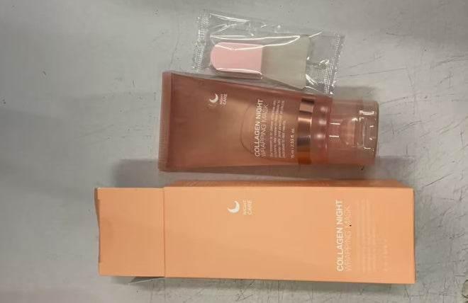 Face Night Mask Collagen Wrapping Mask Natural Ingredients Firming Elasticity & Hydration Anti-wrinkle - Magellan Fashion Shop