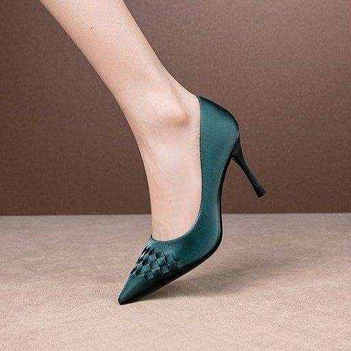 Pointed Shallow Mouth Single Shoes Women Stiletto Fashion Shoes Women - Magellan Fashion Shop