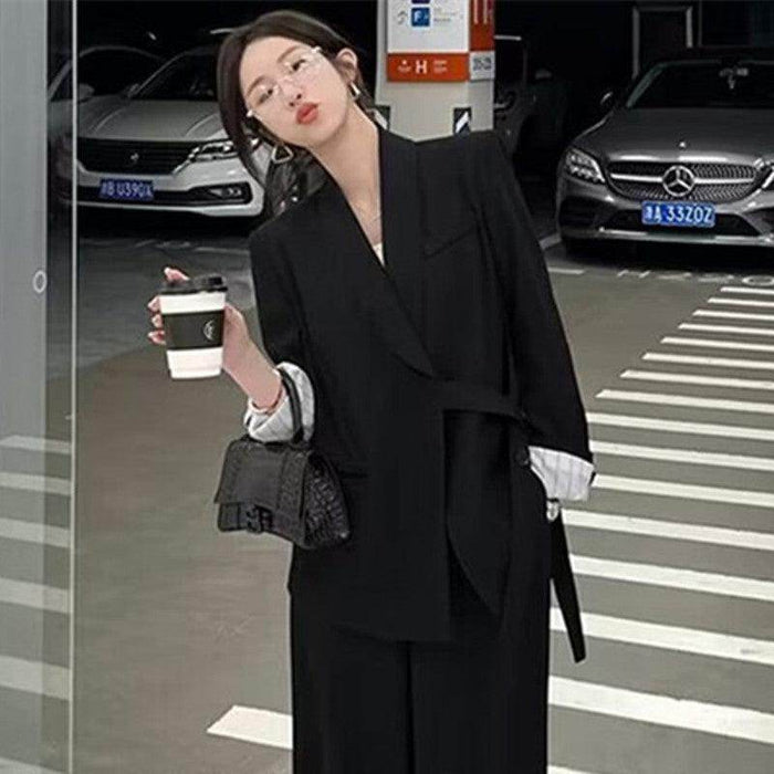 Suit Two-piece Suit Casual Small Suit Women - Magellan Fashion Shop