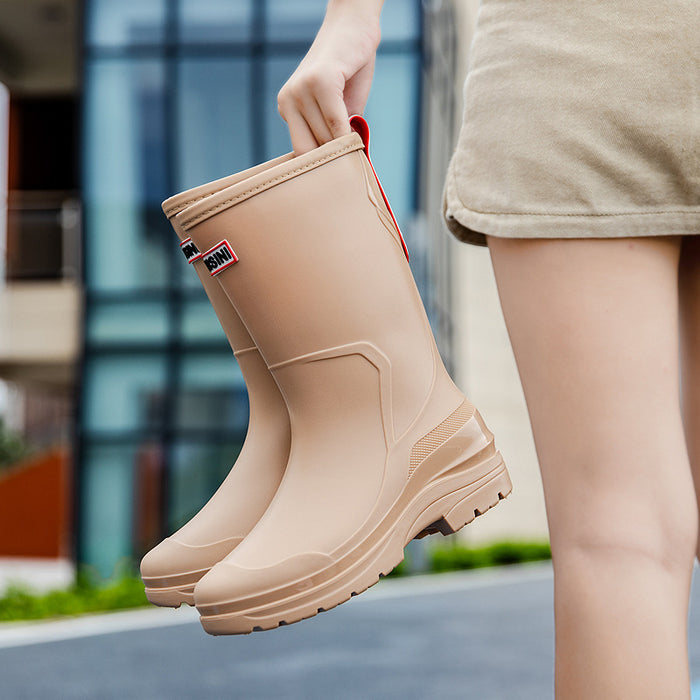 Women's Waterproof Non-Slip Rubber Rain Boots