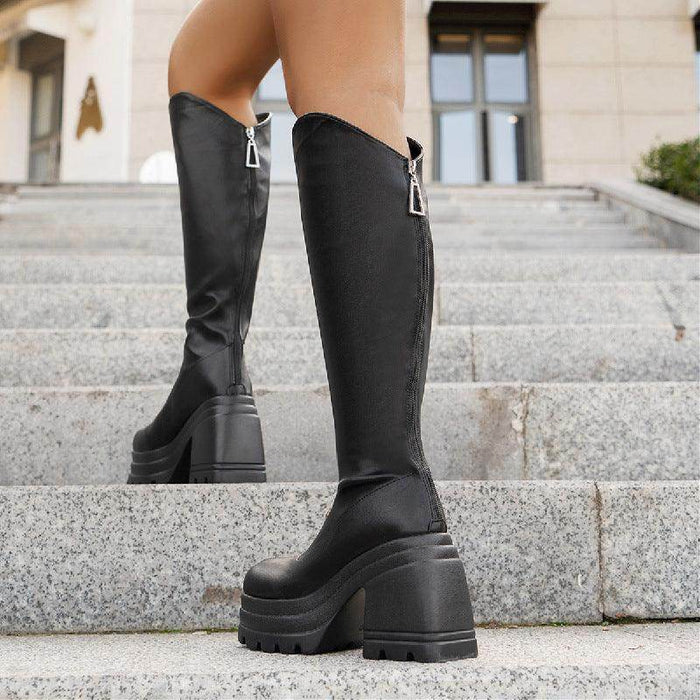 Women's Fashion Personality High Heel Riding Boots - Magellan Fashion Shop