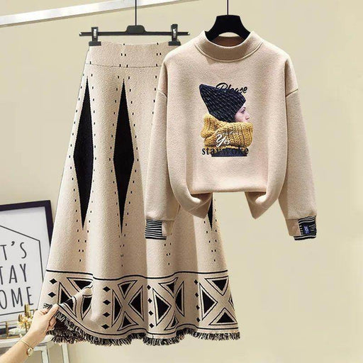 Slimming Sweatshirt Two Pieces Mid-length -piece Set - Magellan Fashion Shop