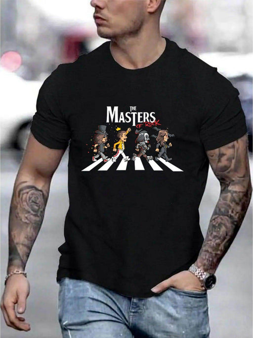 The Masters Of Rock Graphic Men's Short Sleeved T-shirt - Magellan Fashion Shop