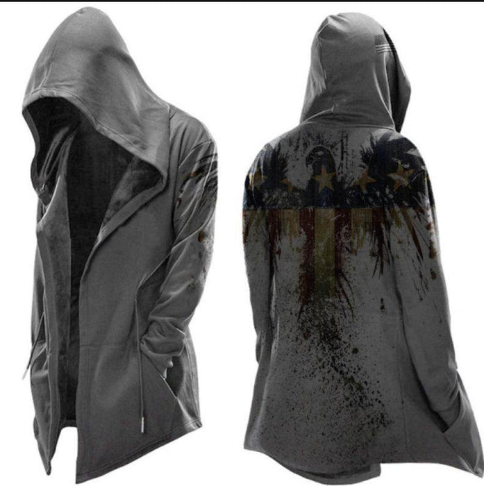 Men's Clothing New Cloak Simple Casual Hooded - Magellan Fashion Shop