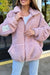 Winter Zipper Jacket Fashion Lapel Plush Cardigan Coat With Pockets Women's Clothing - Magellan Fashion Shop