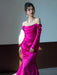Evening Light Luxury High-grade Bridal Gown Wedding Off-shoulder Toast Dress - Magellan Fashion Shop
