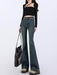 Retro Light Color Slightly Flared Jeans - Magellan Fashion Shop