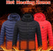 Heated Jacket Coat USB Heating Vest Men's Clothes Winter - Magellan Fashion Shop
