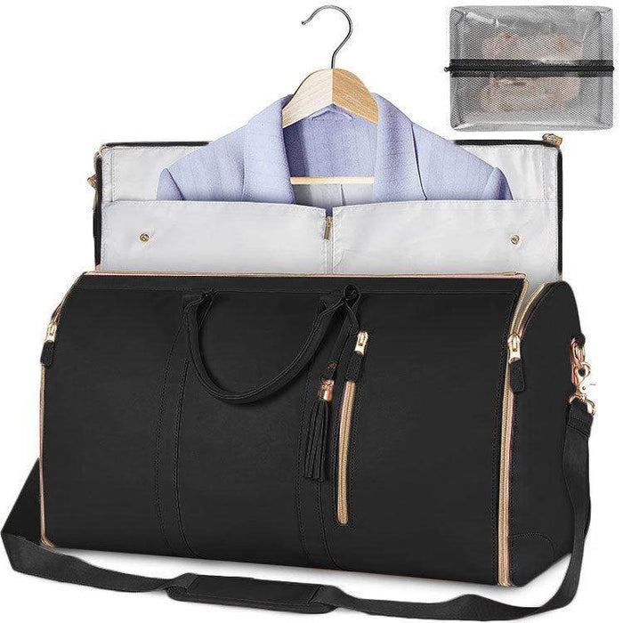Large Capacity Travel Duffle Bag Women's Handbag Folding Suit Bag Waterproof Clothes Totes - Magellan Fashion Shop