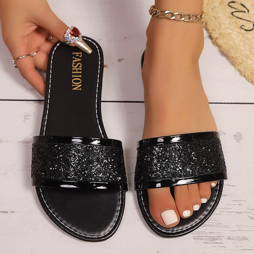 Plus Size Beach Simple Flat Slippers - Magellan Fashion Shop