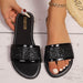 Plus Size Beach Simple Flat Slippers - Magellan Fashion Shop
