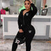 Women's Solid Color Trendy Casual Sports Suit - Magellan Fashion Shop