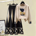 Slimming Sweatshirt Two Pieces Mid-length -piece Set - Magellan Fashion Shop