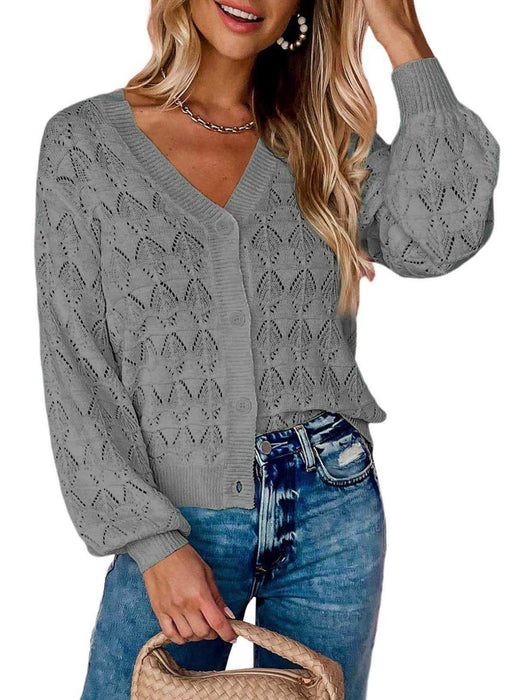 Fashion Short Cardigan Knitted Sweaters Women Autumn And Winter - Magellan Fashion Shop