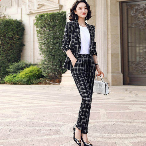 Plaid suit women - Magellan Fashion Shop